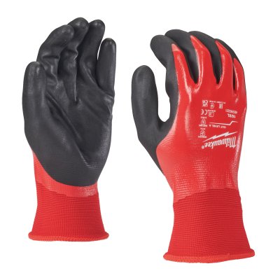 Vollgetauchte Schnittschutzhandschuhe Klasse 1/A Größe 10 (XL) 12er Pack