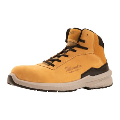 Milwaukee FLEXTRED S3S Sicherheits-Schnürstiefel Leder braun Gr. 42
