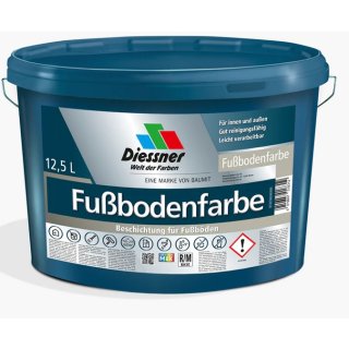 Diessner Fußbodenfarbe 5 Liter Kieselgrau