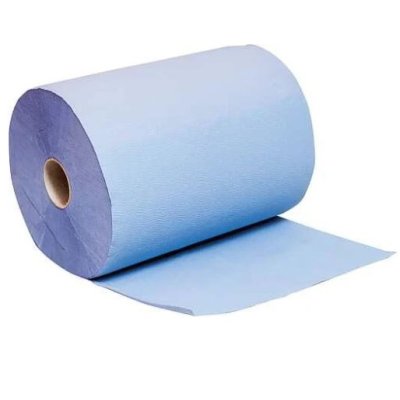 Iwetec 1x Putzrolle Premium 3-lagig blau