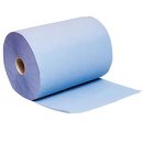 Iwetec 1x Putzrolle Premium 3-lagig blau