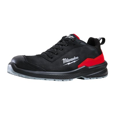Milwaukee FLEXTRED S3S Sicherheits-Halbschuh Leder schwarz versch. Größen