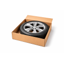 Karton für Autoreifen 680x680x220 mm – FEFCO 0201 Versandkarton, B/E-Welle, braun, extra stabil