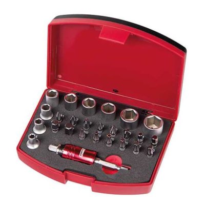 Iwetec Bit Box mit Duo-Function Bithalter 26-tlg.
