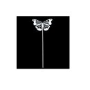 Gartenstecker Schmetterling weiß 35 cm