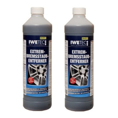 Iwetec 2 x Extrem-Bremsstaubentferner 1 Liter, inkl. Sprühkopf
