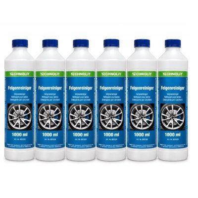 Technolit 6x Felgenreiniger 1 Liter inkl. Sprühkopf (ehem. Iwetec 6 x Extrem-Bremsstaubentferner)