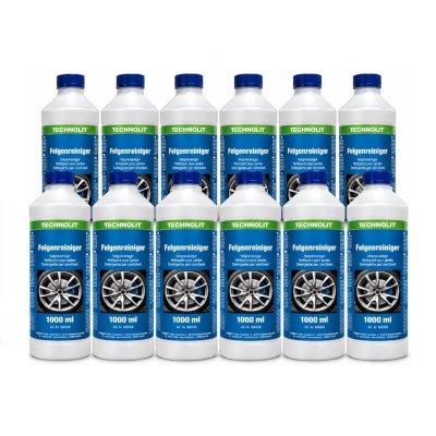 Technolit 12x Felgenreiniger 1 Liter  inkl. Sprühkopf (ehem. Iwetec 12 x Extrem-Bremsstaubentferner)