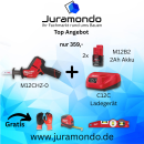 Sommer Aktion M12CHZ-202 M12 FUEL™ Akku-Säbelsäge + Gratis Zubehör Alu Wasserwaage Maßband Schnittschutzhandschuhe