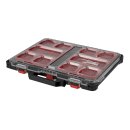 Sommer Aktion PACKOUT Organiser Slim, inkl. Sortierboxen 500 x 380 x 65 mm + Gratis Alu Wasserwaage + Bandmaß