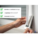 Abdeckplatte für Gurtwickler Kunststoff, LA 135 mm, weiß