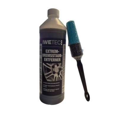 Felgenreinigungsset Iwetec Bremsstaubentferner 1L + Pinsel