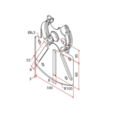 Cherubini CH-Fertigkastenlager 3L verstärkt bis 50Nm