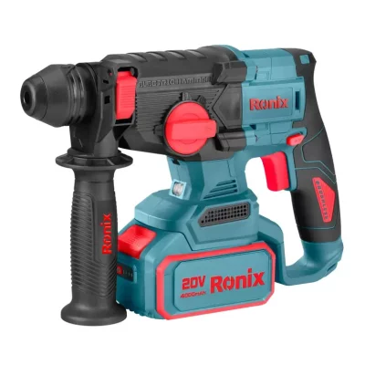 Ronix Tools Bürstenloser Akku-Bohrhammer - 2,5 J - 20 V - inkl. 2 Akkus und Ladegerät