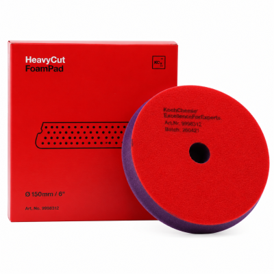 Koch Chemie Heavy Cut Foam Pad Ø 150 x 25 mm | Polierpad für tiefe Kratzer
