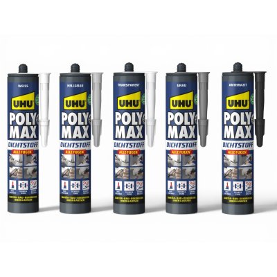 UHU PolyMax Dichtstoff | All-in-one Dichtstoff | 280 g | versch. Farben