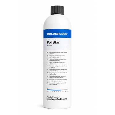 Koch Chemie Colourlock Pol Star | Reinigungskonzentrat für Textil, Leder & Alcantara | 1 Liter