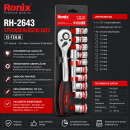 Ronix Tools Steckschlüsselsatz (12-teilig) |...