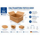 Faltkarton FEFCO 201 350 x 250 x 80 | geeignet für...