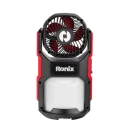 Ronix Tools LED Spotlight mit Doppelventilator | 500 lm | USB-C | 2-in-1 Campinglampe & Ventilator