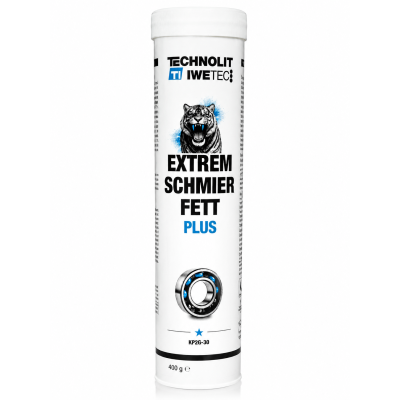Technolit/Iwetec Extrem Schmierfett Plus 400 g | Universelles Langzeit-Schmierfett | Für Wälzlager, Gleitlager & Baumaschinen
