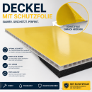 Rollladenkastendeckel mit Flex-Schaum weiß 260mm 1600mm