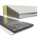 Rollladenkastendeckel mit Flex-Schaum weiß 120mm 1800mm