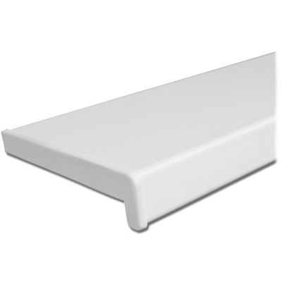 Lignodur Masterline LD40 Innenfensterbank Weiß Matt inkl. Endkappe Weiß-350mm-1800mm