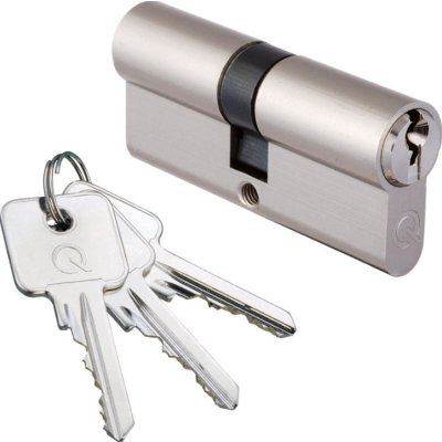 greenteQ Profil-Doppelzylinder SX 90 GF 45/45 mit 3 Schlüsseln vs