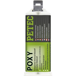Petec POXY transparenter 2K Universal-Klebstoff 24 ml