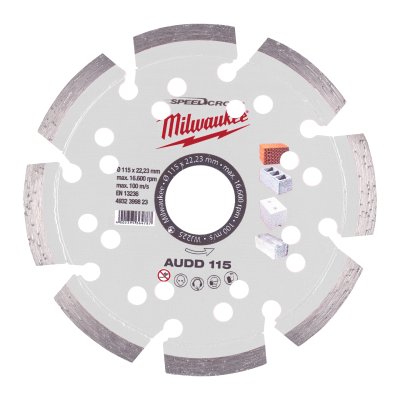 Speedcross Diamanttrennscheibe AUDD 115 mm für abrasive Materialien