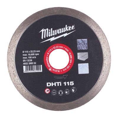 Diamanttrennscheibe DHTi 115 mm Keramik u. Naturstein, geschlossen