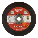 Schruppscheibe PRO+ 230 mm SG27 6 mm gekröpft