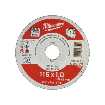 Thekendisplay Metalltrennscheibe Contractor 115 x 1 mm 200 x SCS41 115x1 mm  Contractor