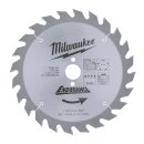 Milwaukee 165/20 mm Z24 Kreissägeblatt Holz für...