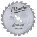 Milwaukee 250/30 mm Z24 Sägeblatt Holz für...