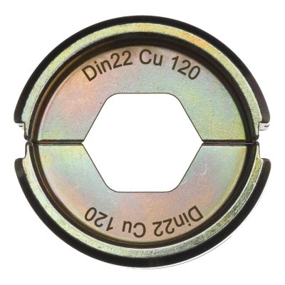 Presseinsatz für hydraulisches Akku-Presswerkzeug DIN22 Cu 120 für DIN Cu