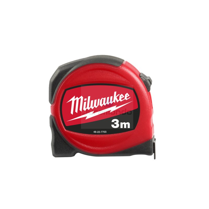 Milwaukee Compact Bandmass 3m Maßband 16mm breit Bandmaß Genauigkeitsklasse II 