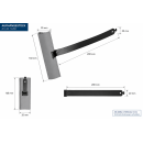 PVC-Aufhängeprofilstück | 160 mm Rollladen-Aufhängeprofil | Federband 200 mm | Original Ersatzteil | 20 Stück