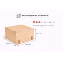 Versandkarton für Felge 2-wellig BE-Welle robust & belastbar – FEFCO 0201 18 Zoll (47 cm) 4 Stück