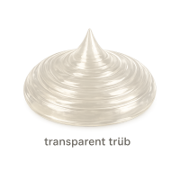 transparent/ trüb